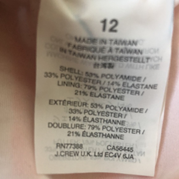 NWT J.Crew Sofia Striped Underwire Tank Suit, 12 - Picture 13 of 14